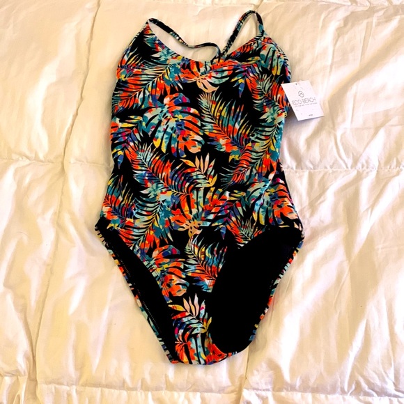 New ECO BEACH Swimsuit Size Large - Picture 1 of 6